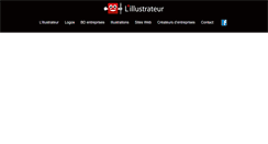 Desktop Screenshot of lillustrateur.com